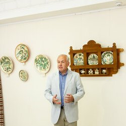 Володимир Шкуров на відкритті виставки « У вінку нев'янучих традицій », 20 червня 2017 р.