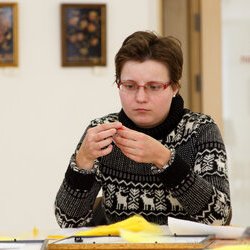 Фото з майстер-класу із валяння з шерсті картини « Акварель », Світлана Клименко