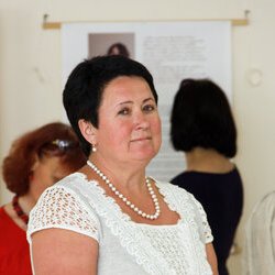 Ольга Гавриленко на відкритті виставки « У вінку нев'янучих традицій », 20 червня 2017 р.