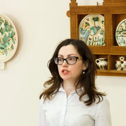 Ольга Музиченко на відкритті виставки « У вінку нев'янучих традицій », 20 червня 2017 р.