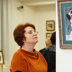 Відкриття виставки « Вишитий живопис Лідії Гончарук », 7 лютого 2018 р.