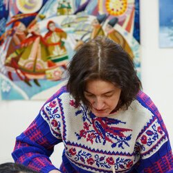 Фото з майстер-класу із виготовлення з рогози личака для подарунків, Ірина Контар