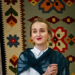 Анастасія Горобець на відкритті виставки «Свято Врожаю-2017», 4 листопада 2017 р.