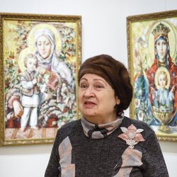 Виставка ікон О.Охапкіна «Від криниці родоводу» в Музеї Гетьманства, 10 січня 2019 р.
