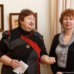 Відкриття виставки «Вишитий живопис Лідії Гончарук» в Музеї Гетьманства, 10 грудня 2018 р.