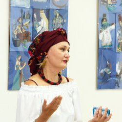 Руслана Ходуліна на лекції «Чари Івана Купала», 7 липня 2017 р.