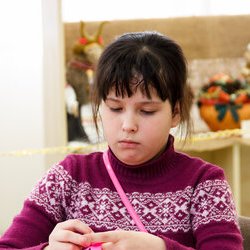 Фото з майстер-класу «Новорічні кулі з паперу своїми руками», Марія Кривець