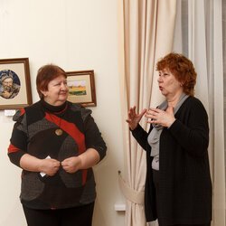 Відкриття виставки «Вишитий живопис Лідії Гончарук» в Музеї Гетьманства, 10 грудня 2018 р.