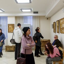 Відкриття виставки «…ЯК СОНЦЕ ЗАСТИГЛО У РАМІ», 9 лютого 2018 р.