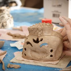 Фото з майстер-класу із виготовлення керамічного слона-аромалампи, Валентина Проценко