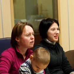 Фото з інтерактивної лекції для дітей про сучасне мистецтво, Інна Ковбасинська