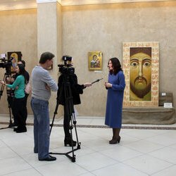 Відкриття виставки сучасних ікон «Обличчям до чудес», 1 лютого 2019 р.