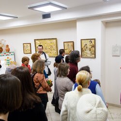 Відкриття виставки «…ЯК СОНЦЕ ЗАСТИГЛО У РАМІ», 9 лютого 2018 р.
