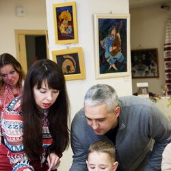 Фото з майстер-класу зі створення новорічної іграшки-янгола, що здійснює бажання, Наталія Тонкаль