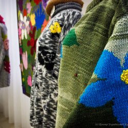 Майстер: Олена Христич. Фото з експозиції Всеукраїнської виставки в'язання «Тепла осінь» 2016