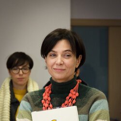 Світлана Долеско на закритті виставки «Тепла осінь», 29.10.2016 р.