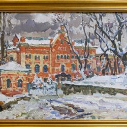 Автор: Л.І. Вітковіський, Виставка живопису «Зима у вікні», 15 - 30.01.2019 р.