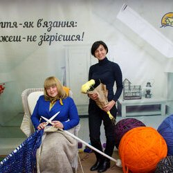 Олена Гончарова та Світлана Долеско на посвяті в професію музеєзнавця студентів КНУКіМ, 27.10.2016 р.