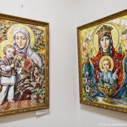 Виставка ікон О.Охапкіна «Від криниці родоводу» в Музеї Гетьманства, 10 січня 2019 р.