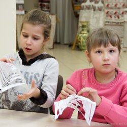 Фото з майстер-класу «Сніжинка-витинанка», Марія Кривець