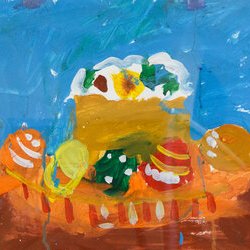 Автор: Кіра Суслова. Виставка «Сонячний Великдень-2017», 8.04 – 6.05.2017 р.