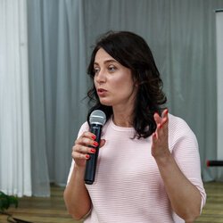 Світлана Долеско на фестивалі соціальних відеороликів у Гімназії №19 "Межигірська"