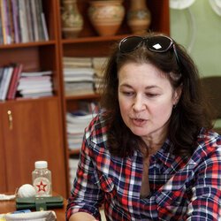 Фото з майстер-класу із в'язання «Ця загадкова клітинка…», Наталія Дмитренко