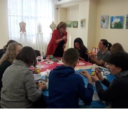 Фото з майстер-класу із писанкарства (куряче яйце) від Олесі Токарської
