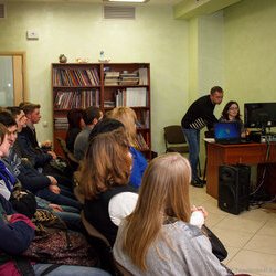 Світлана Долеско на посвяті в професію музеєзнавця студентів КНУКіМ, 27.10.2016 р.