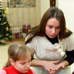 Фото з майстер-класу «Новорічний декупаж свічок», Анна Шпілька