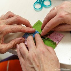 Фото з майстер-класу по основам клаптикового шиття, Ольга Козицька