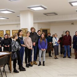 Відкриття виставки «…ЯК СОНЦЕ ЗАСТИГЛО У РАМІ», 9 лютого 2018 р.