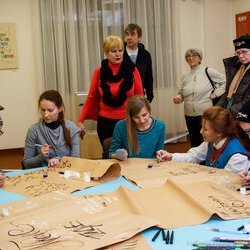 Відкриття виставки «Філософія каліграфії», 12 січня 2018 р.