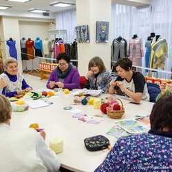 Фото з майстер-класу із в'язання осінніх листочків, Катерина Степанюк