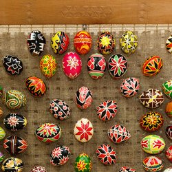 Майстер: Оксана Білоус. Виставка «Сонячний Великдень-2017», 8.04 – 6.05.2017 р.