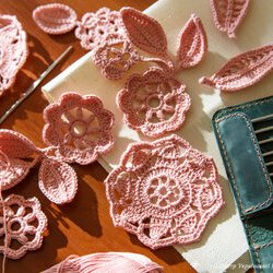 Фото з майстер-класу із в'язання гачком ірландського мережива, Наталія Дмитренко