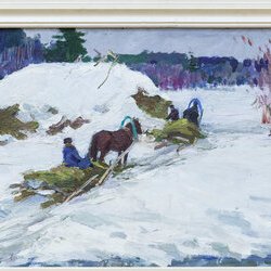 Автор: І.А. Тихий, Виставка живопису «Зима у вікні», 15 - 30.01.2019 р.