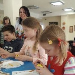 Фото з майстер-класу із писанкарства від Тетяни Коновал