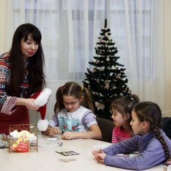 Фото з майстер-класу зі створення новорічної іграшки-янгола, що здійснює бажання, Наталія Тонкаль
