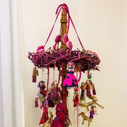 Майстри: Оксана Ягодка та Світлана Вавілова. VI Свято Новорічної Іграшки, 3 - 30.12.2016 р.