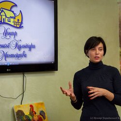 Світлана Долеско на посвяті в професію музеєзнавця студентів КНУКіМ, 27.10.2016 р.