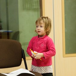 Фото з інтерактивної лекції для дітей про сучасне мистецтво, Інна Ковбасинська