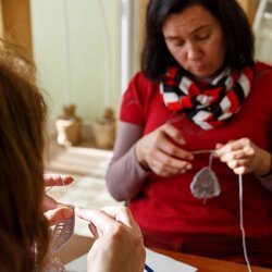 Фото з майстер-класу із в'язання гачком ірландського мережива, Наталія Дмитренко