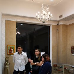 Відкриття виставки сучасних ікон «Обличчям до чудес», 1 лютого 2019 р.