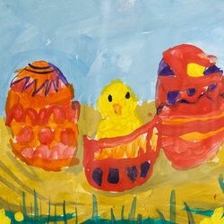 Автор: Платон Нікандров. Виставка «Сонячний Великдень-2017», 8.04 – 6.05.2017 р.