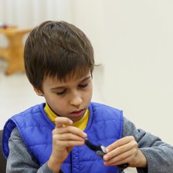 Фото з майстер-класу зі створення осінньої картини в техніці вовняної акварелі, Світлана Клименко