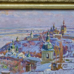 Автор: К.Д. Трохименко, Виставка живопису «Зима у вікні», 15 - 30.01.2019 р.