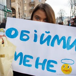 Анастасія Долеско на святкуванні Дня Щастя на Хрещатику, 20 березня 2017 р.