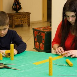 Фото з майстер-класу «Виготовлення різдвяної свічки», Юлія Шкурлатович