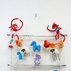 Майстер: Катерина Бикова. VI Свято Новорічної Іграшки, 3 - 30.12.2016 р.